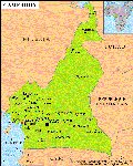 Carte Cameroun petit