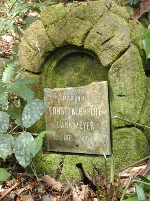 premières traces de l'ancienne station missionaire